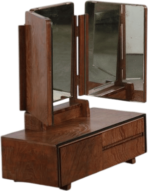 Compact 1940s Japanese Kyōdai-Style Armoire