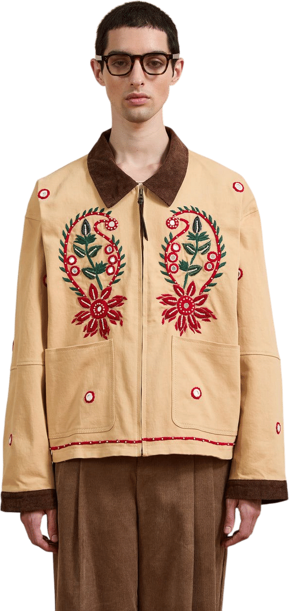 Paisley Motif Hand Embroidered Jacket