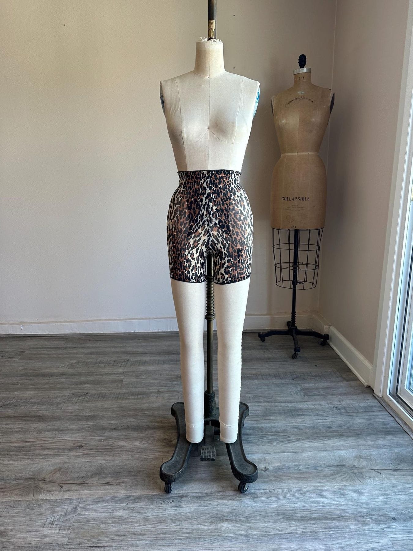 Vintage 1960s Vanity Fair Leopard Print Girdle Pettipants