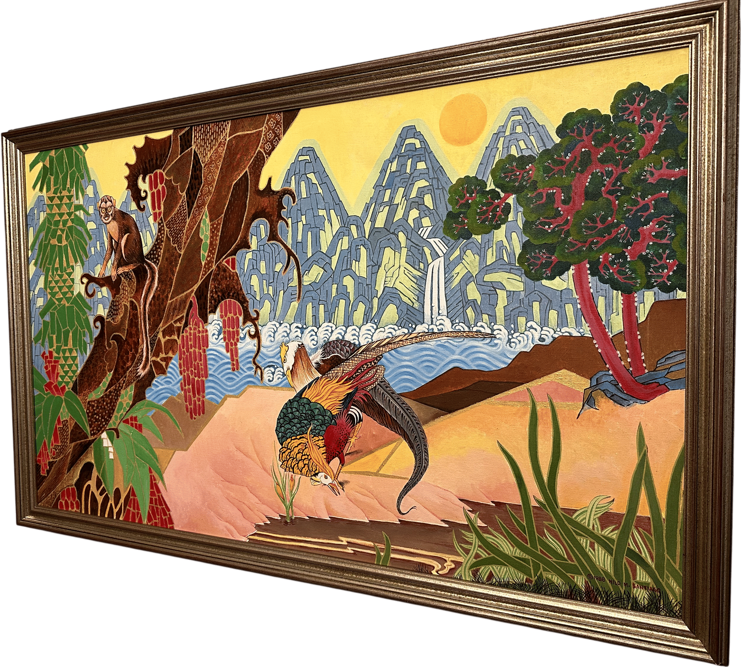 This painting from my corner flea market