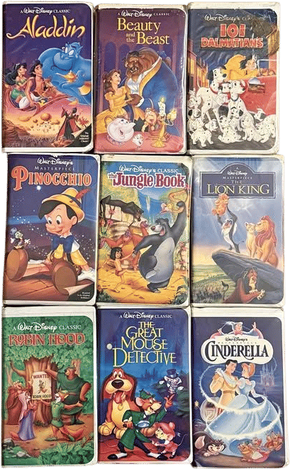 Vintage Disney VHS Collection