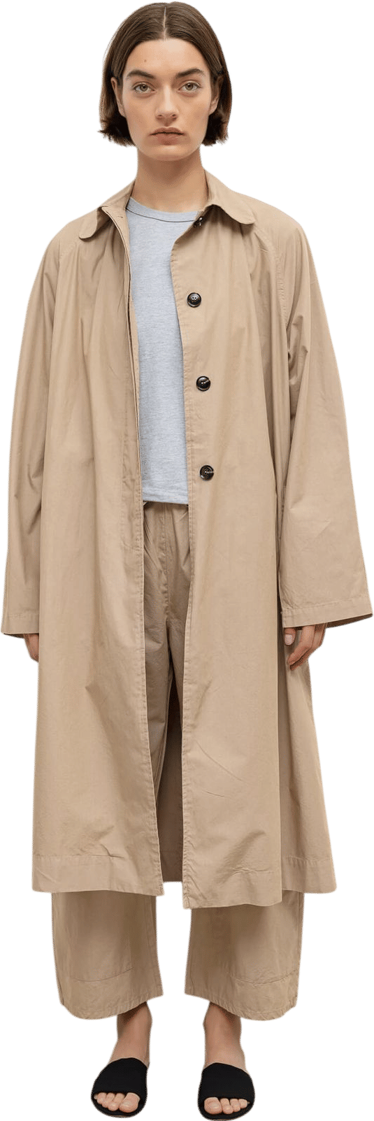 LESET Kyoto Car Coat in Khaki
