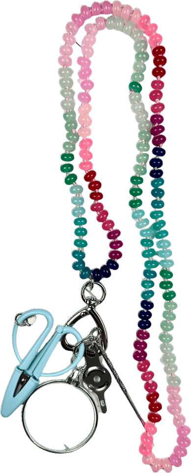 Gemstone Chatelaine Necklace - King James Multi Pez