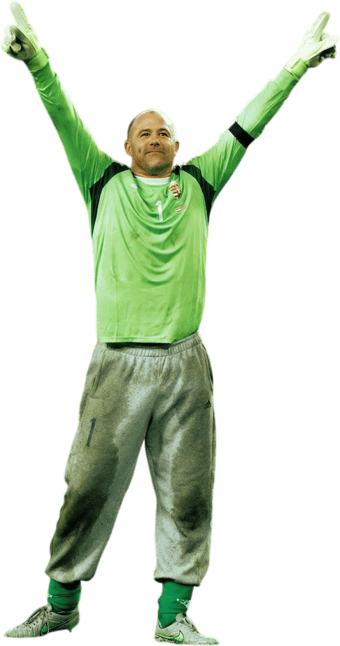 Gábor Király and his sweatpants