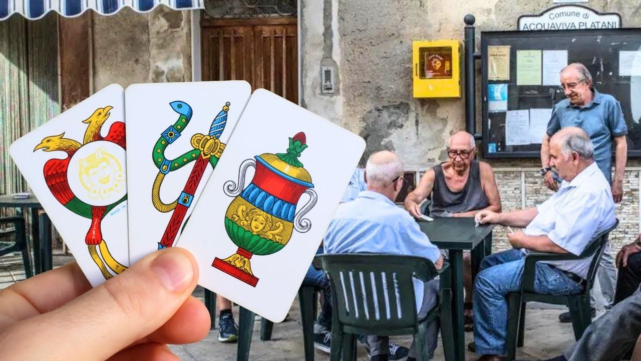 Playing scopa