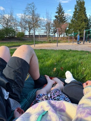 dinner picnic at the park
