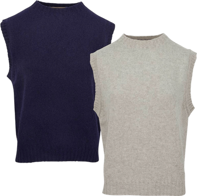 Lambswool Crew Neck Vest