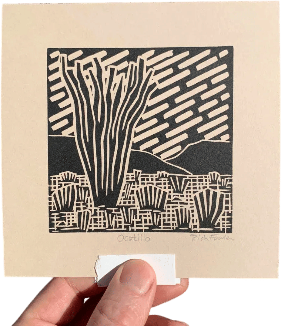Linoleum print