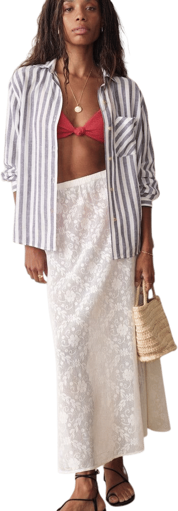 lace skirt coverup :,)