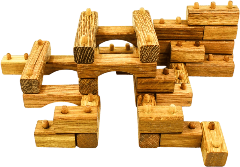 Interlocking Wooden Blocks