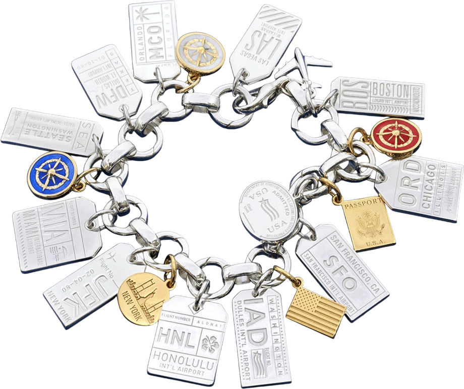 Jet Set Candy Charm Bracelet