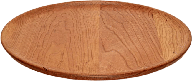 Andrew Pearce Cherry Wood Round Serving Platter