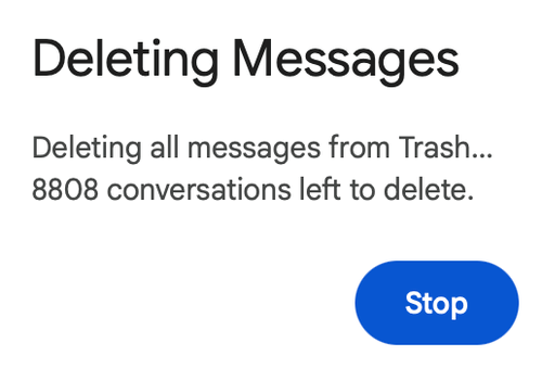 deleting your emails
