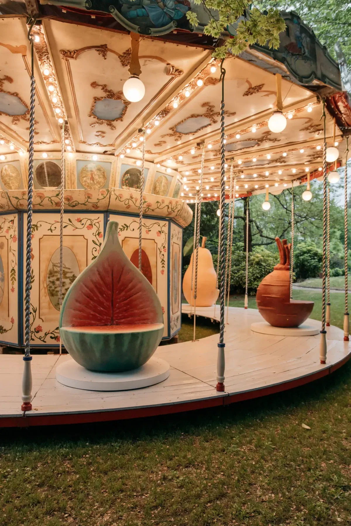Carousel With Fruits and Veggies