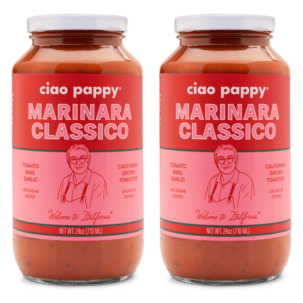 Ciao Pappy Marinara Classico – Garlic & Basil Tomato Sauce