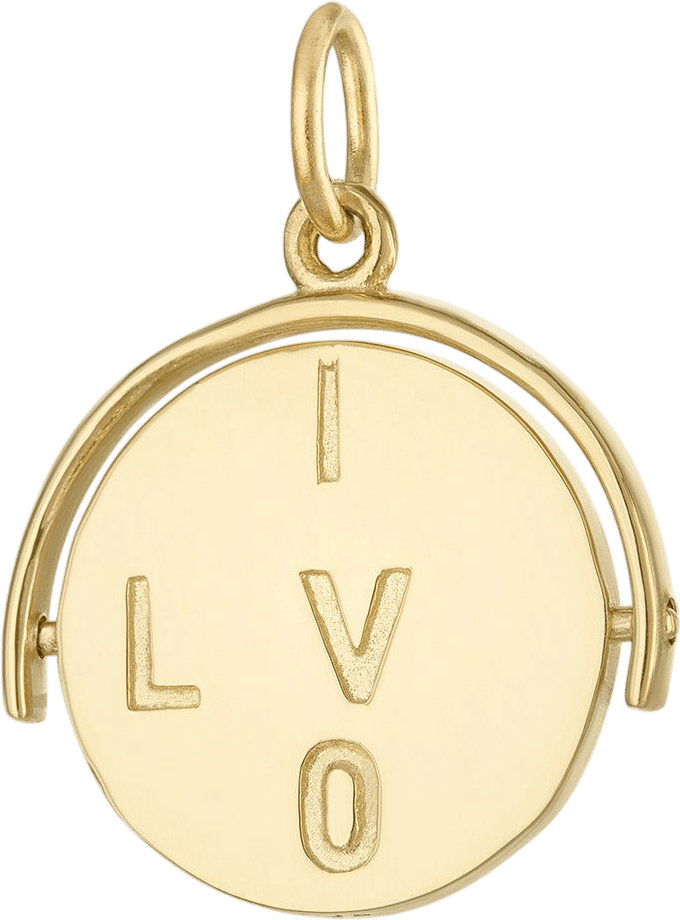 "I Love You" Spinner Charm