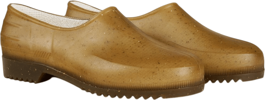 Plasticana French Recycled Hemp Garden Clogs in Sepia