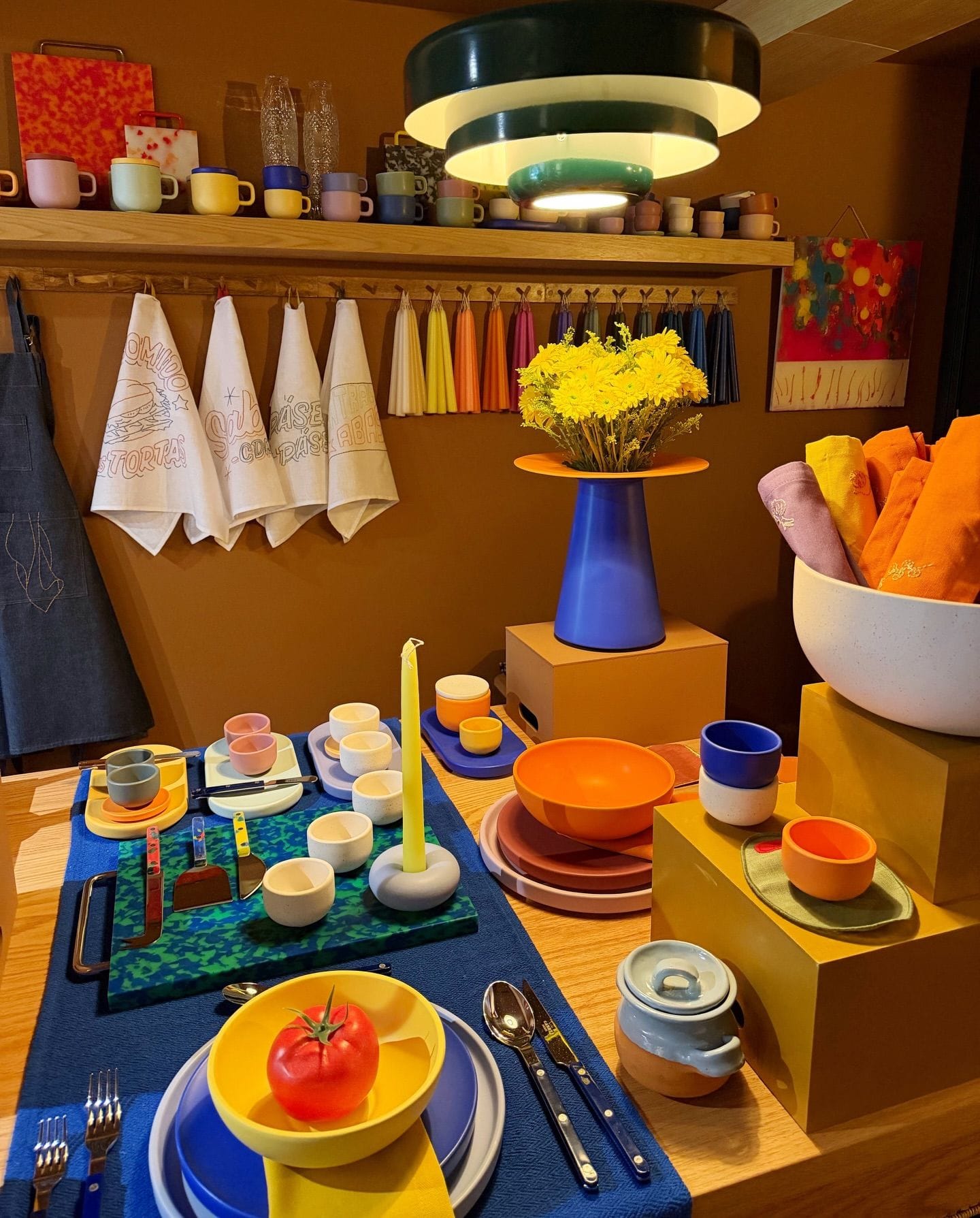 A mesa puesta