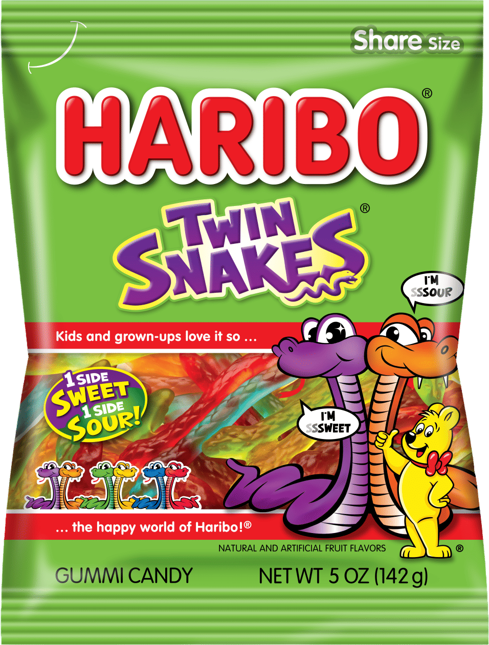 Twin Snakes Gummy Candy