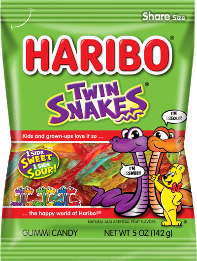 Twin Snakes Gummy Candy