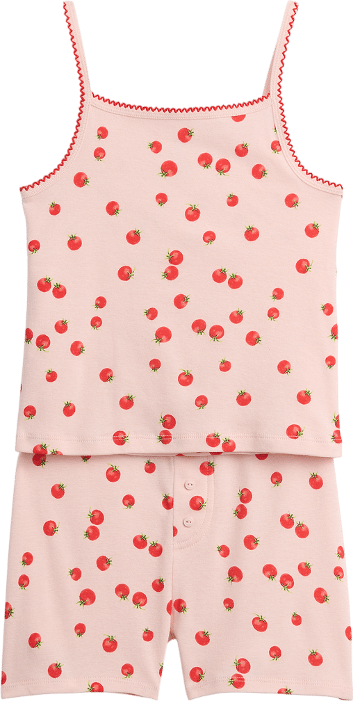 Organic Brushed Cotton PJ Cami Short Set