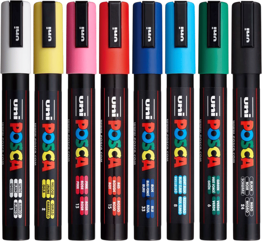 POSCA PC-5M Water-Based Paint Markers