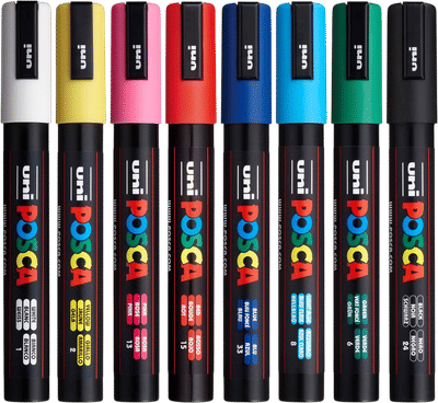 POSCA PC-5M Water-Based Paint Markers