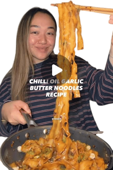 10-Minute Chilli Oil Garlic Butter Noodles Recipe