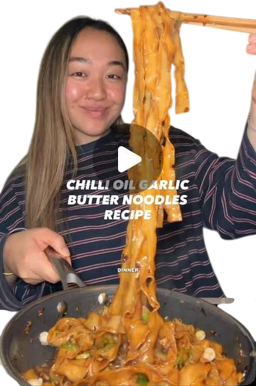10-Minute Chilli Oil Garlic Butter Noodles Recipe