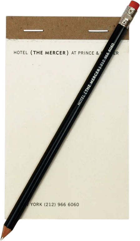 Collecting Notepads from Hotels