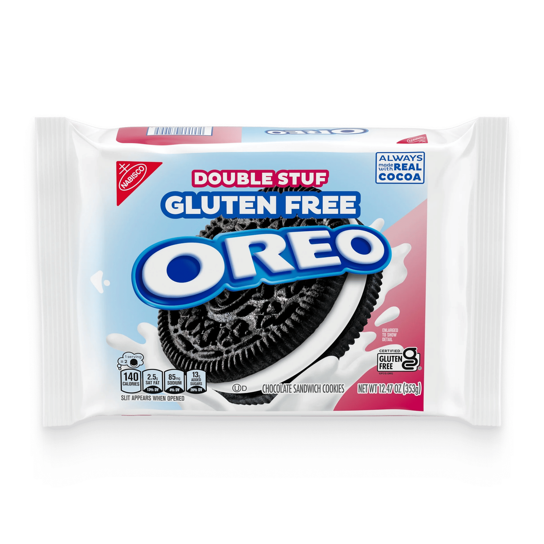 OREO Double Stuf Gluten Free Chocolate Sandwich Cookies