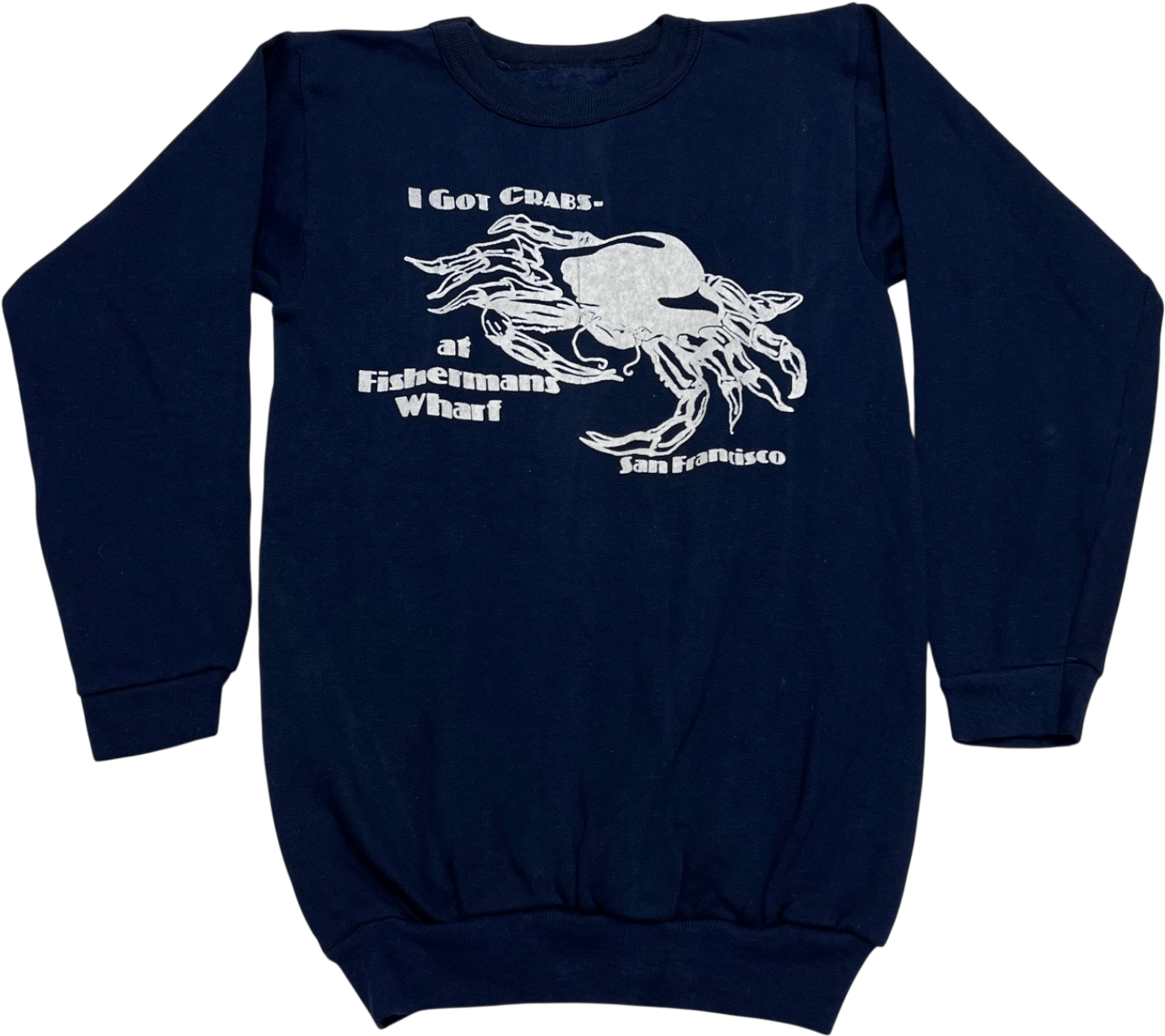 Vintage 70s San Francisco 'I Got Crabs' Sweatshirt