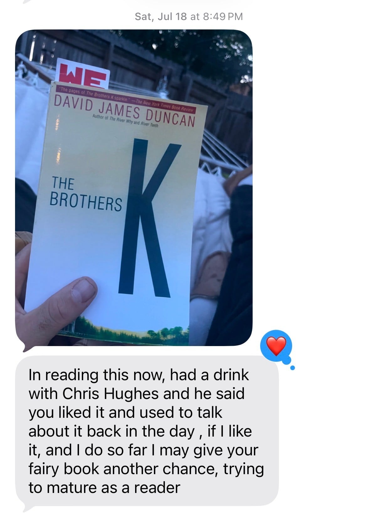 The Brothers K by David James Duncan