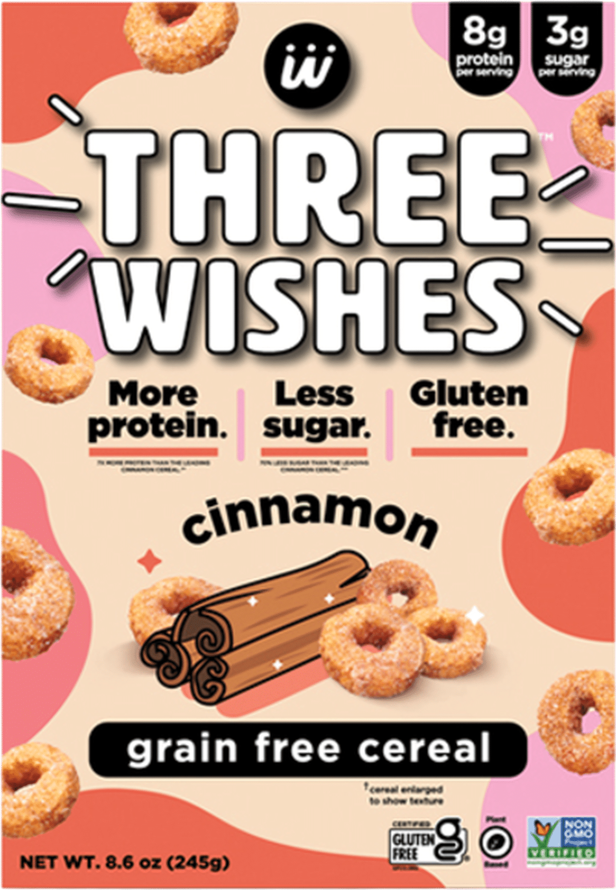 Three Wishes Cinnamon Grain Free Cereal