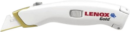 LENOX Tools Utility Knife, Quick-Change, Retractable (20353SSRK1) , White