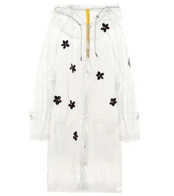 simone rocha embellished raincoat