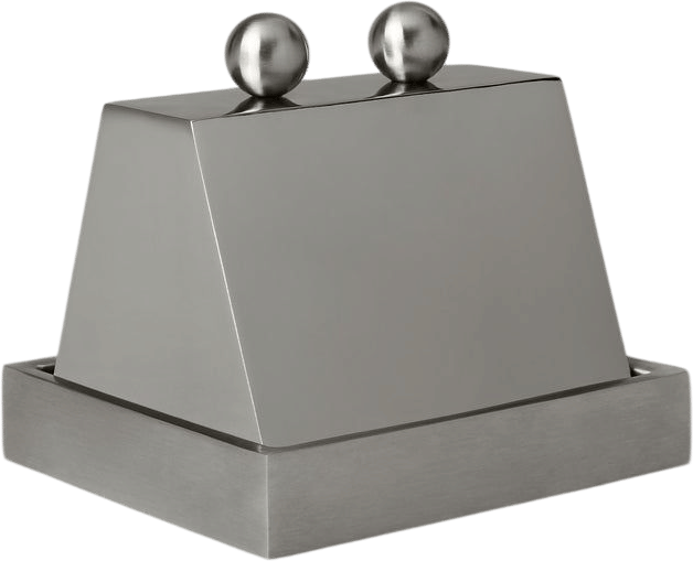 Indulgence Butter Dish, Stainless Steel