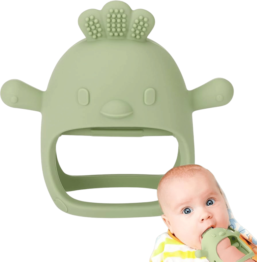 teether mitt aka chicken mitt