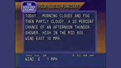 The Weather Channel - Local on the 8s (90s Edition)