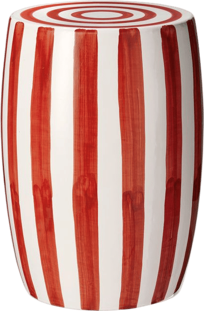 Oka striped stool