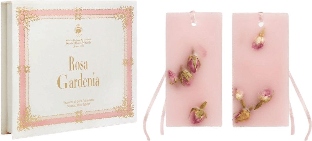 Rosa Gardenia Scented Wax Tablets (Set of 2)