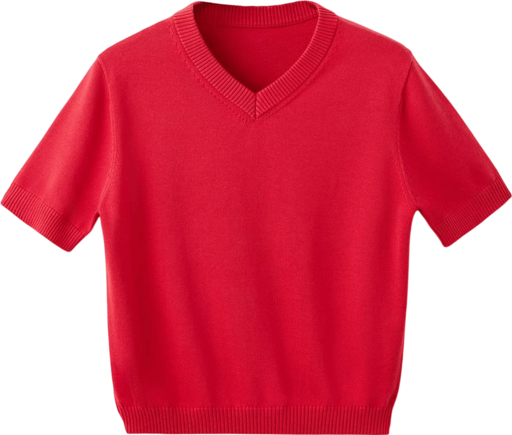 Mango V-neck knit sweater