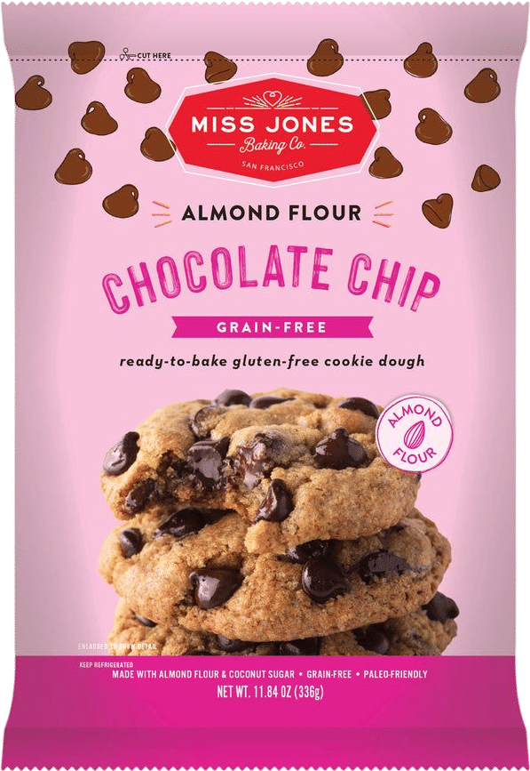 Miss Jones Baking Co Almond Flour Chocolate Chip Cookie Dough