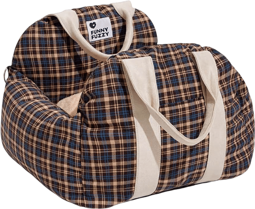 FUNNYFUZZY ISOFIX Dog Car Seat Bed with LATCH