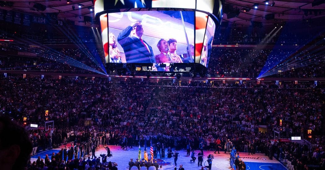 Tr*mp Being Booed at Knicks-Spurs Game