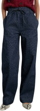 Damson Madder Rafe Jeans - Pinstripe