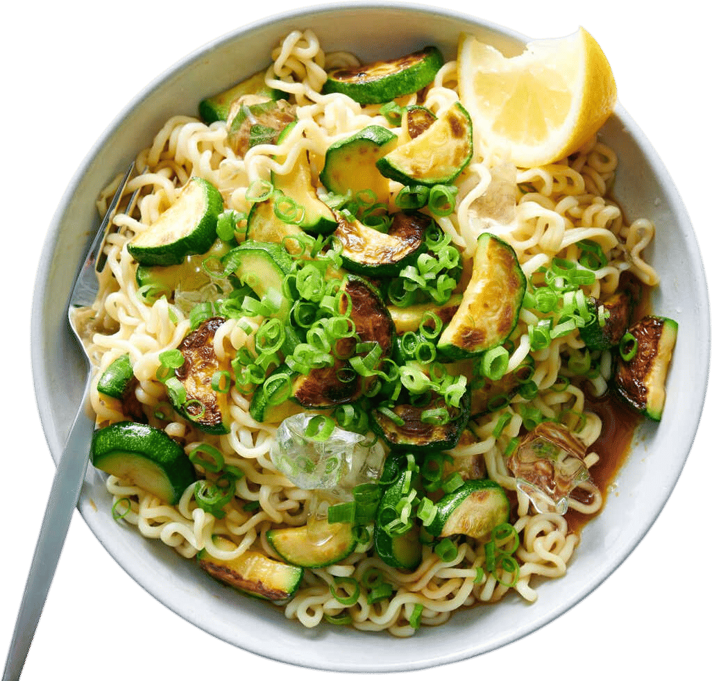 Cold Noodles With Zucchini 