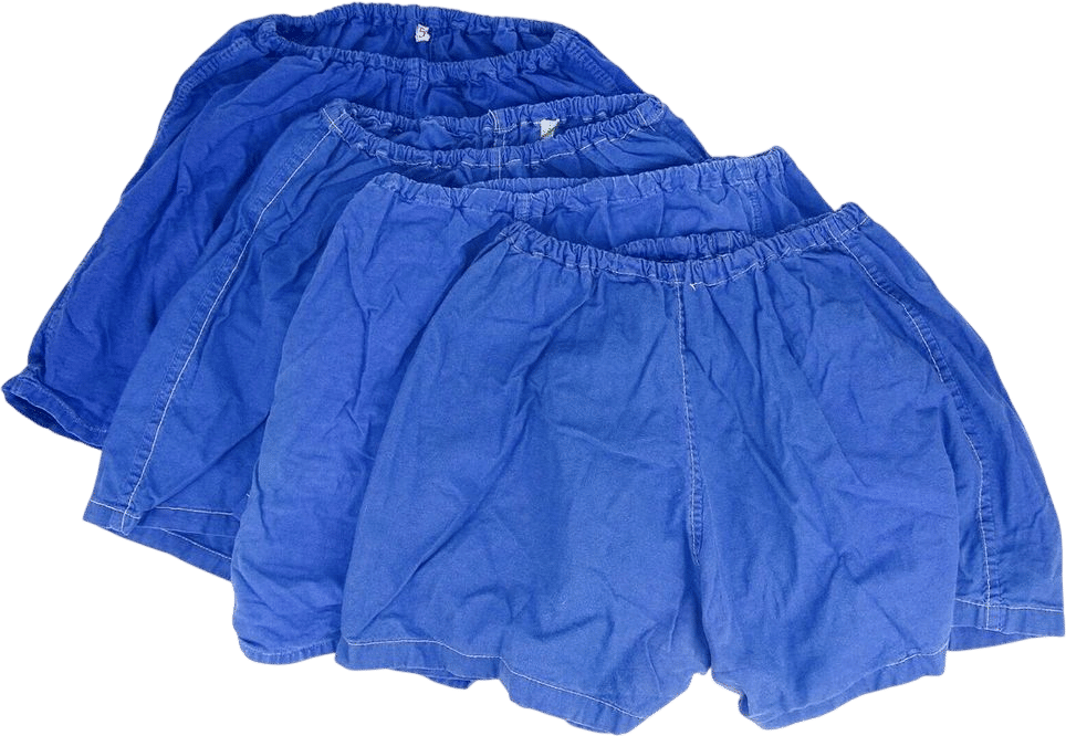 Vintage Indigo Leisure Cotton Shorts