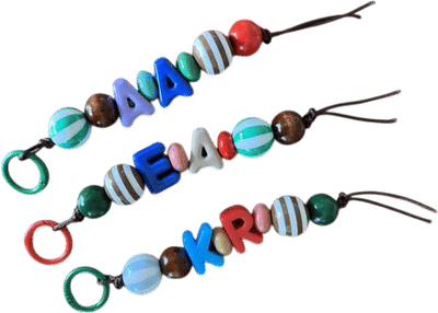Chubby Bead Keychains