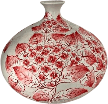 Soap Stone Hand-Painted Vase
